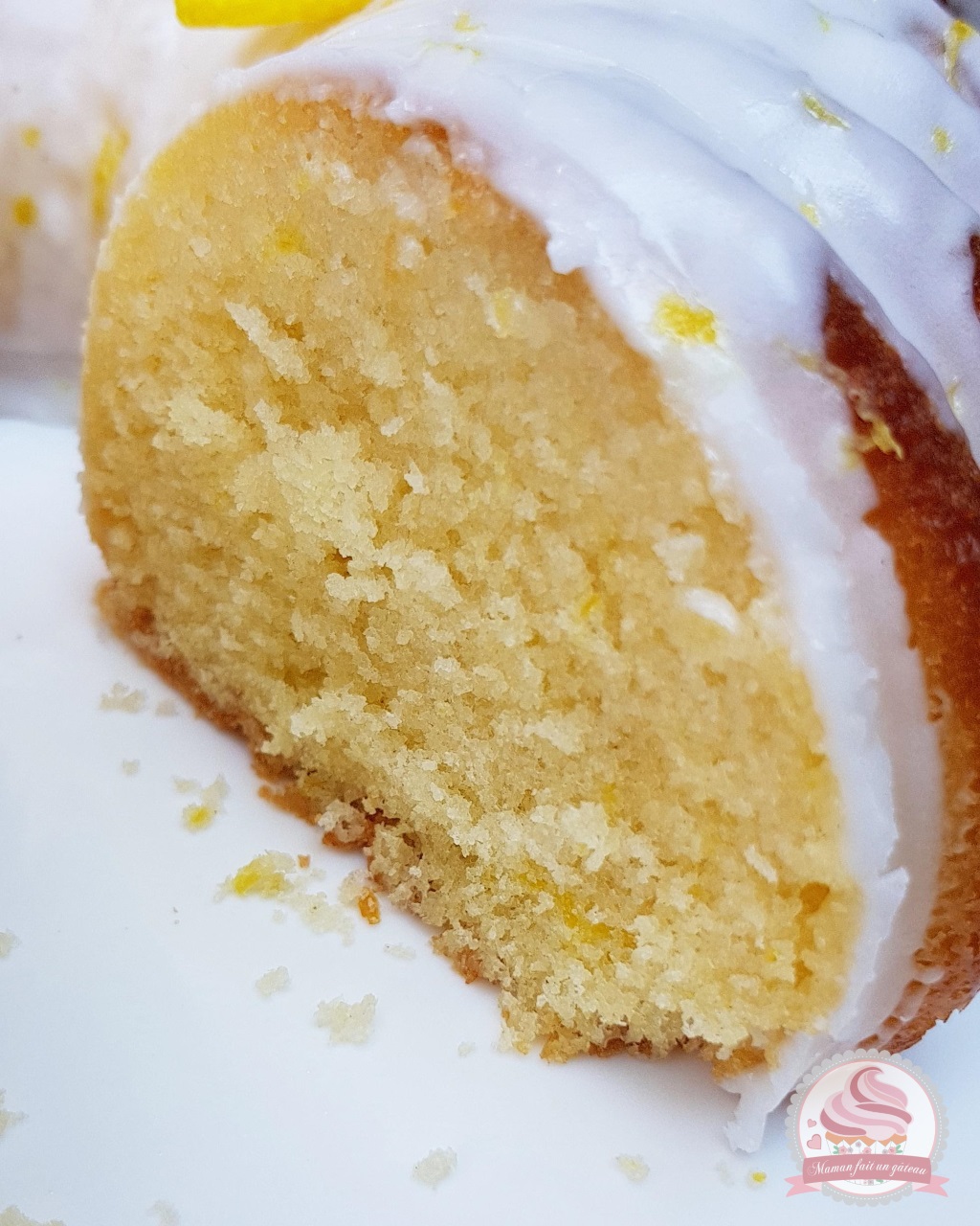 Gâteau au glaçage citron
