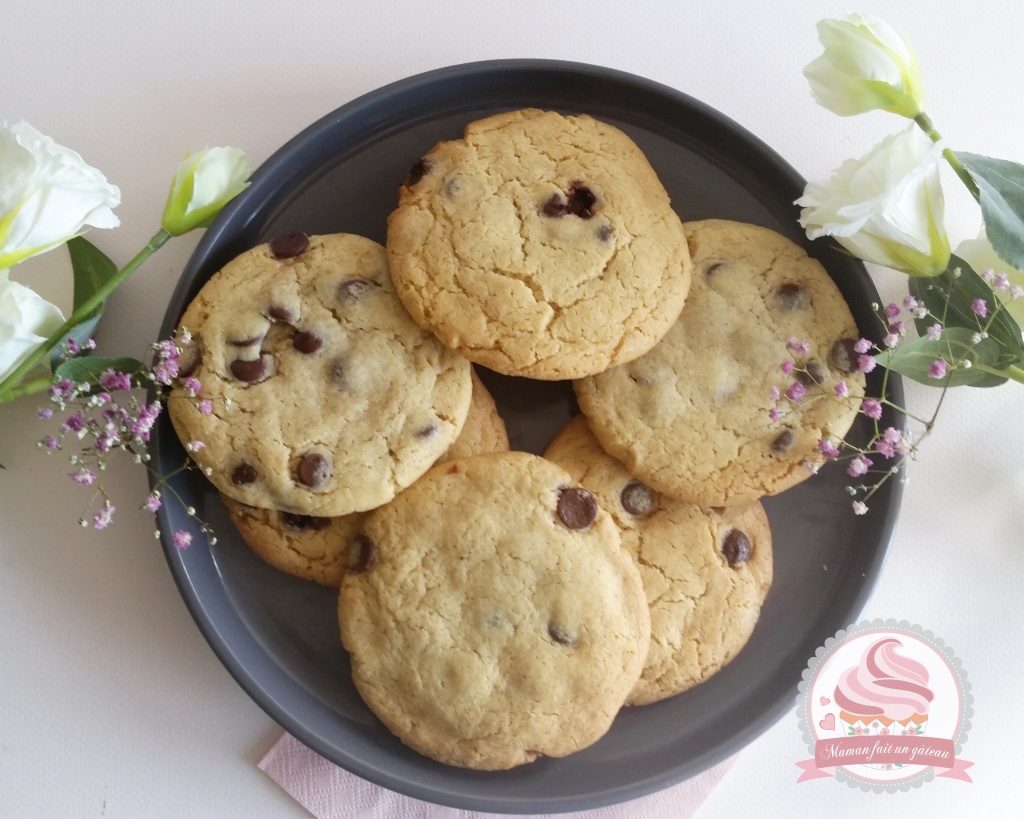 Cookies Moelleux Aux Pepites De Chocolat Maman Fait Un Gateau