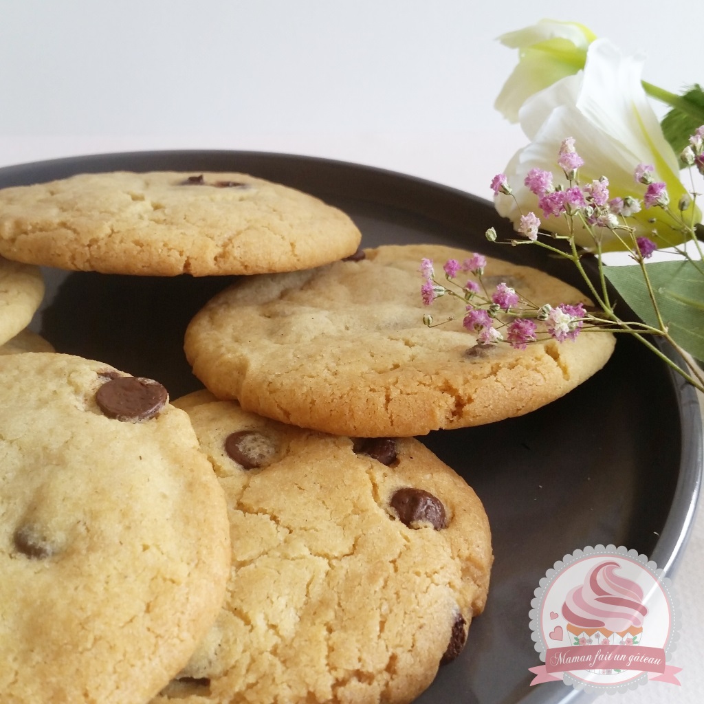 Cookies Moelleux Aux Pepites De Chocolat Maman Fait Un Gateau