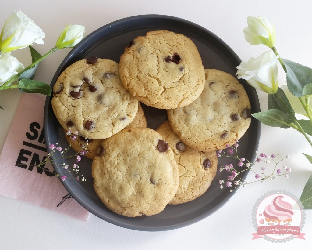 Les pâtisseries de mama: Cookies aux pépites de chocolat