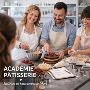H. Académie « Les basiques de la pâtisserie » 7 cours MARDI COMPLET